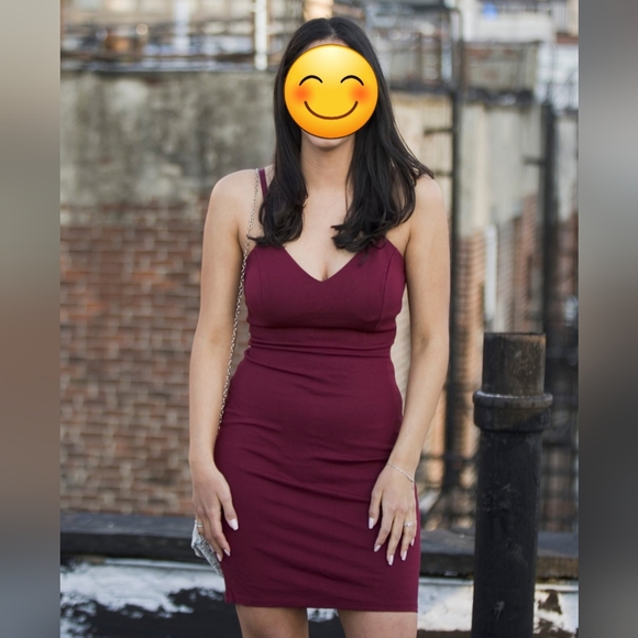 Fashion Nova Dresses & Skirts - Burgundy mini dress